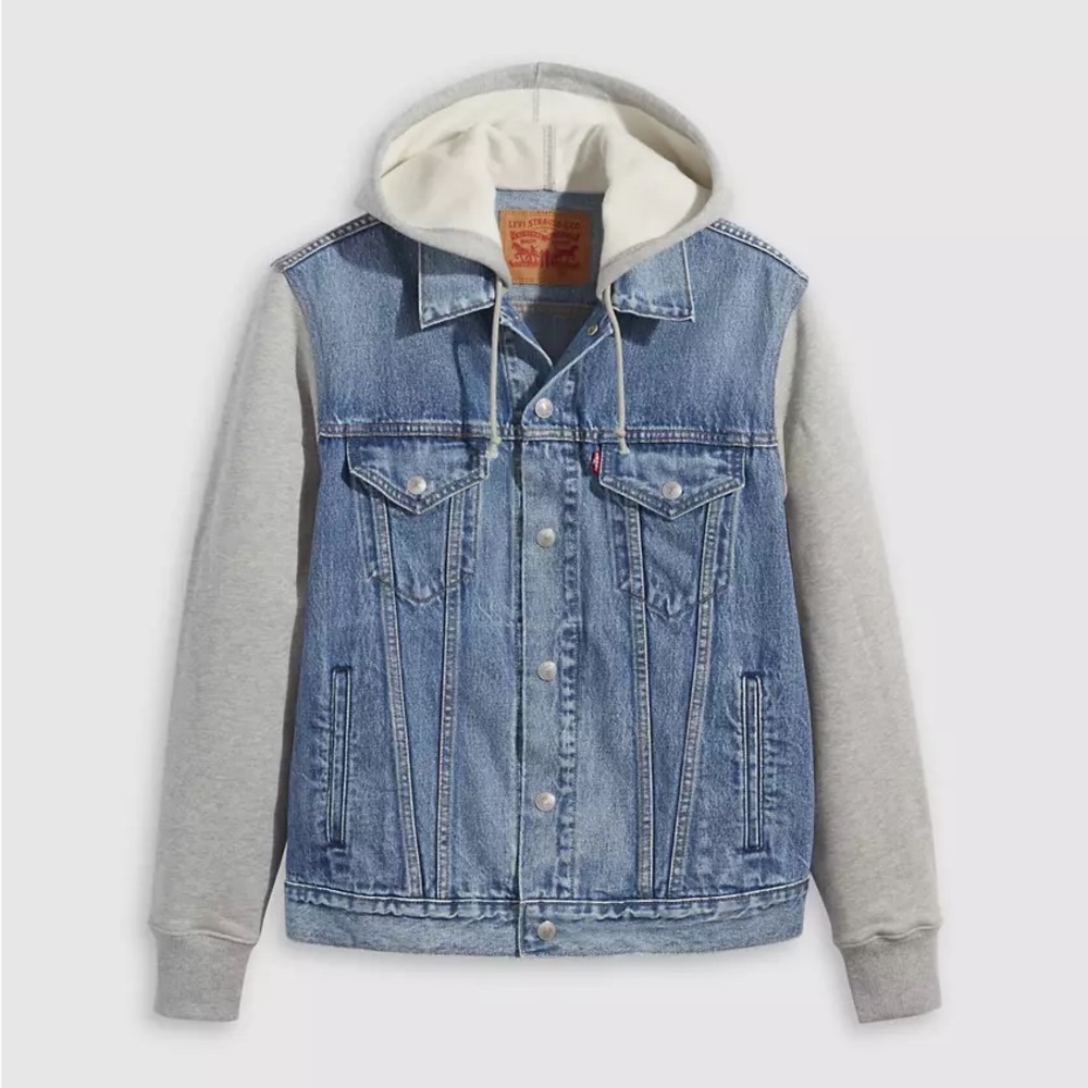 Levi’s Hybrid Hoodie Trucker Jacket - Picture 3 of 8